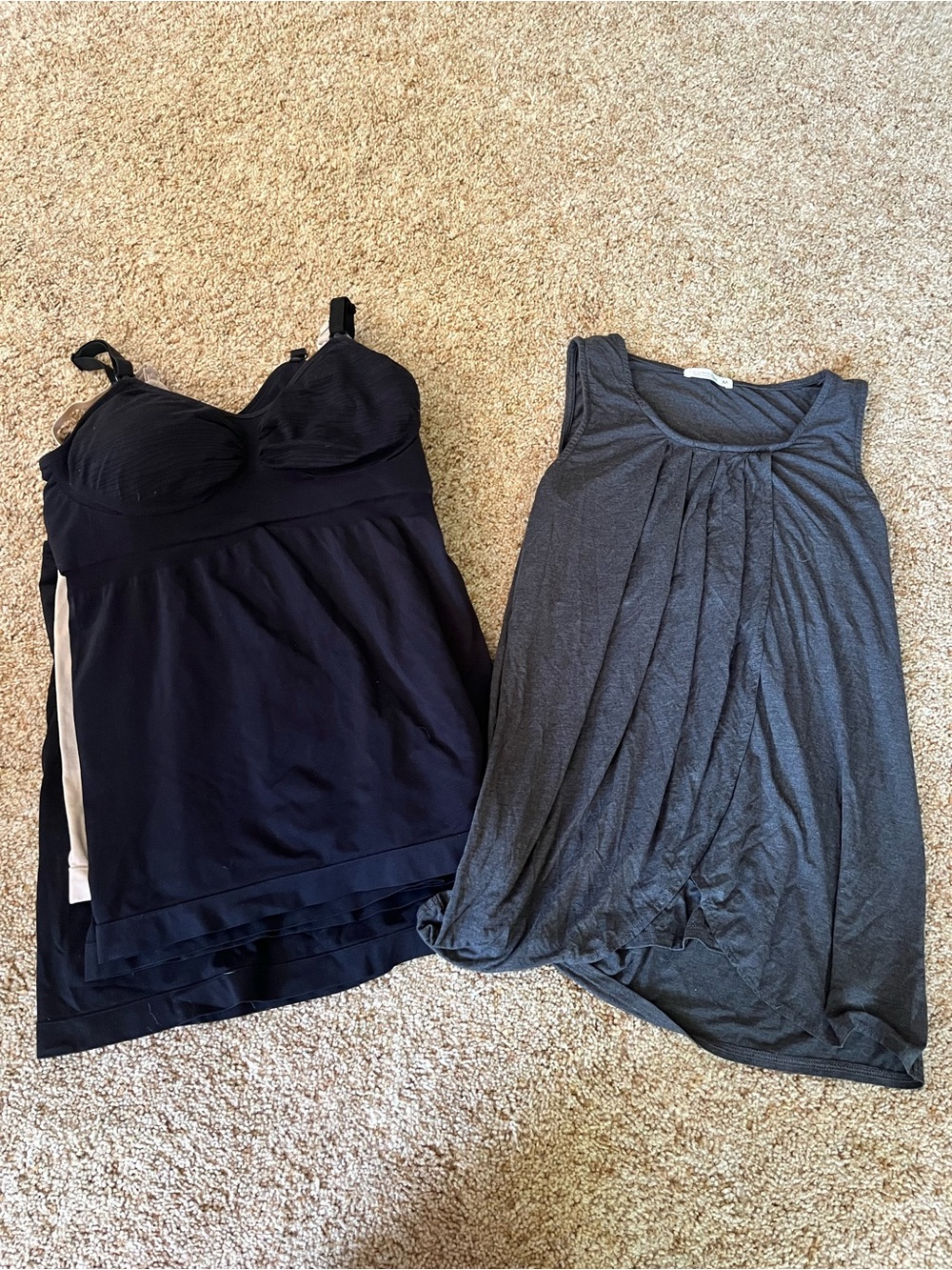 4 Kindred Bravely Black nursing and pumping Tank Tops